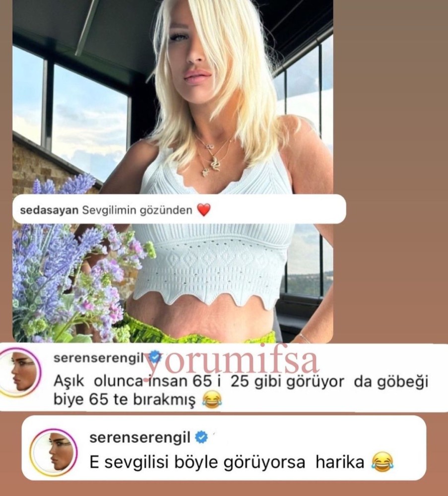 seda sayan in sevgilimin gozunden paylasiminda photoshop fazla kacti seren serengil yorumuyla olay oldu